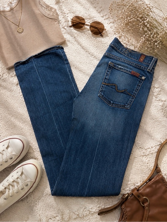 7 For All Mankind Denim - Vintage Y2K Bootcut Low Rise Jeans